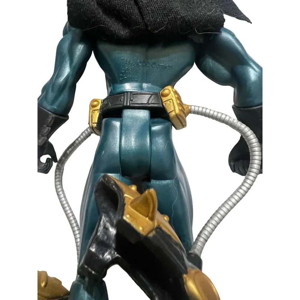 2003 Mattel Batman 6in Figure Lot Night Patrol Armor Electro-Net Blue Gray DC